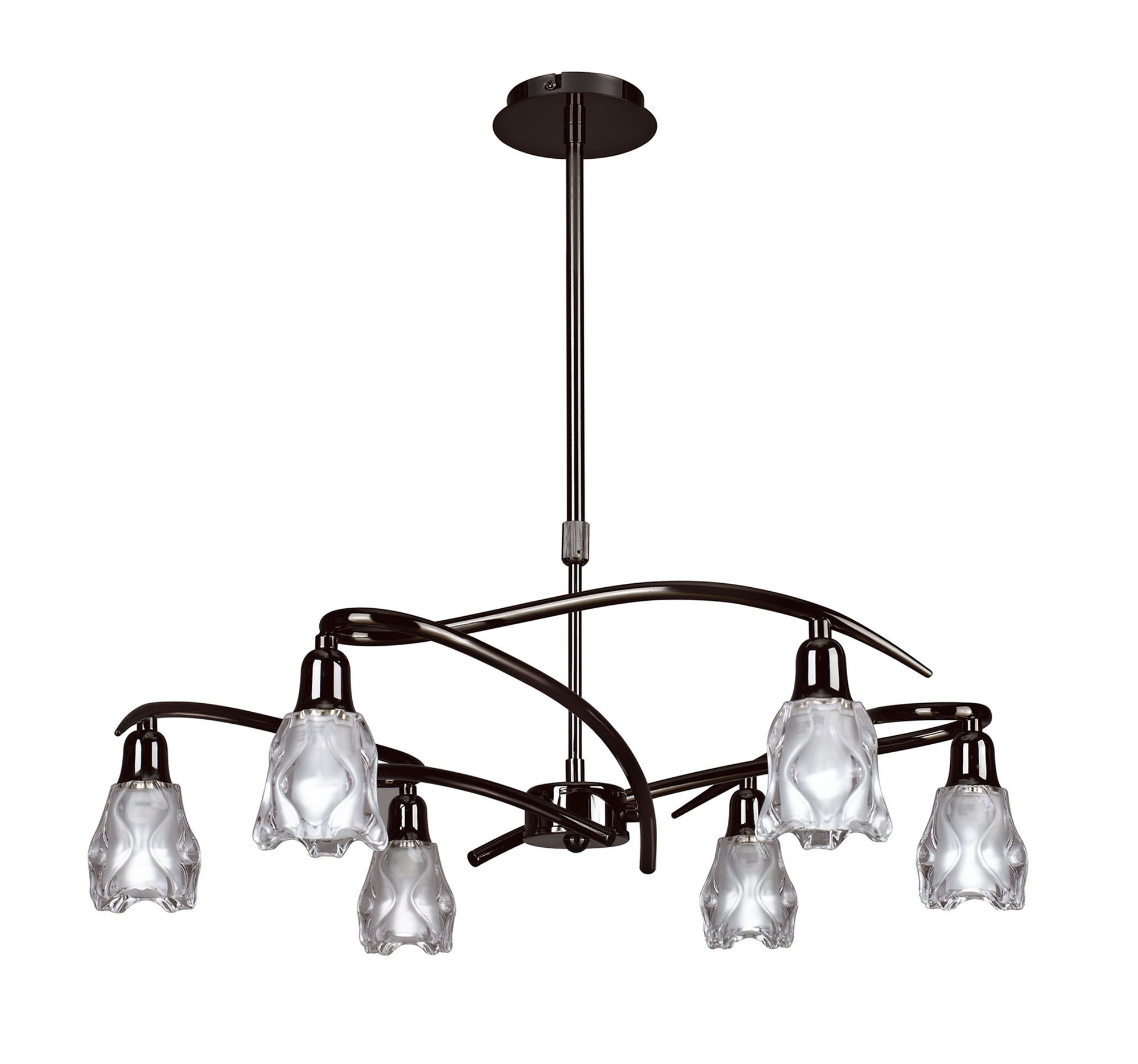 M8621BC/1  Amel BC Telescopic/Semi Flush 6 Light